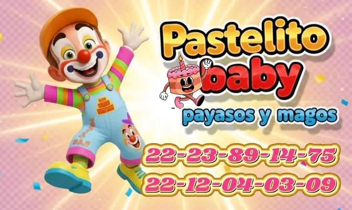 Payaso pastelito baby 