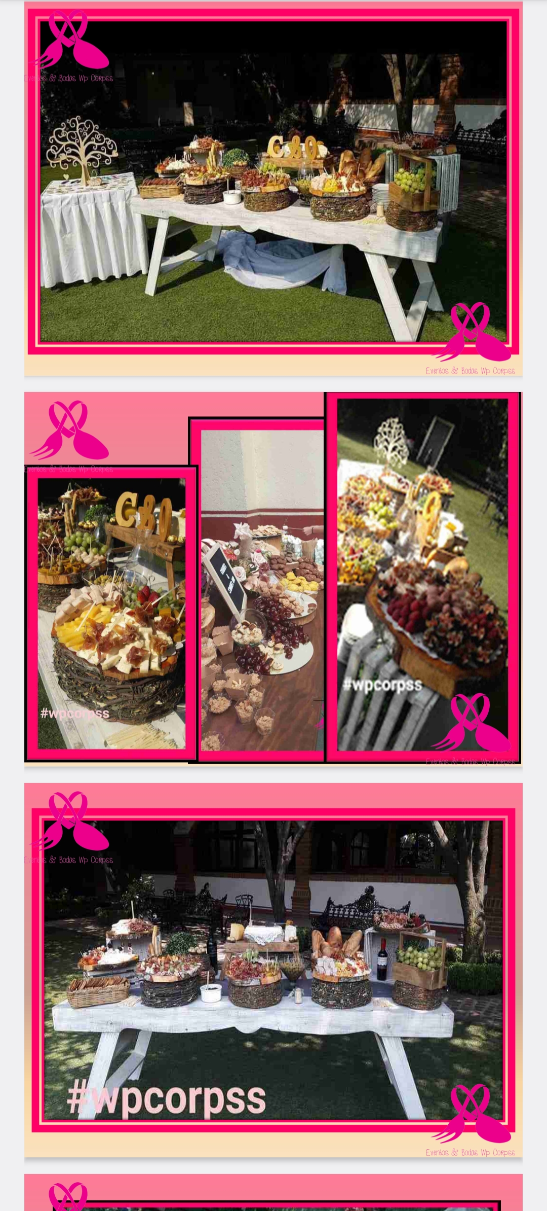 Mesa de chacurteria o carnes frias