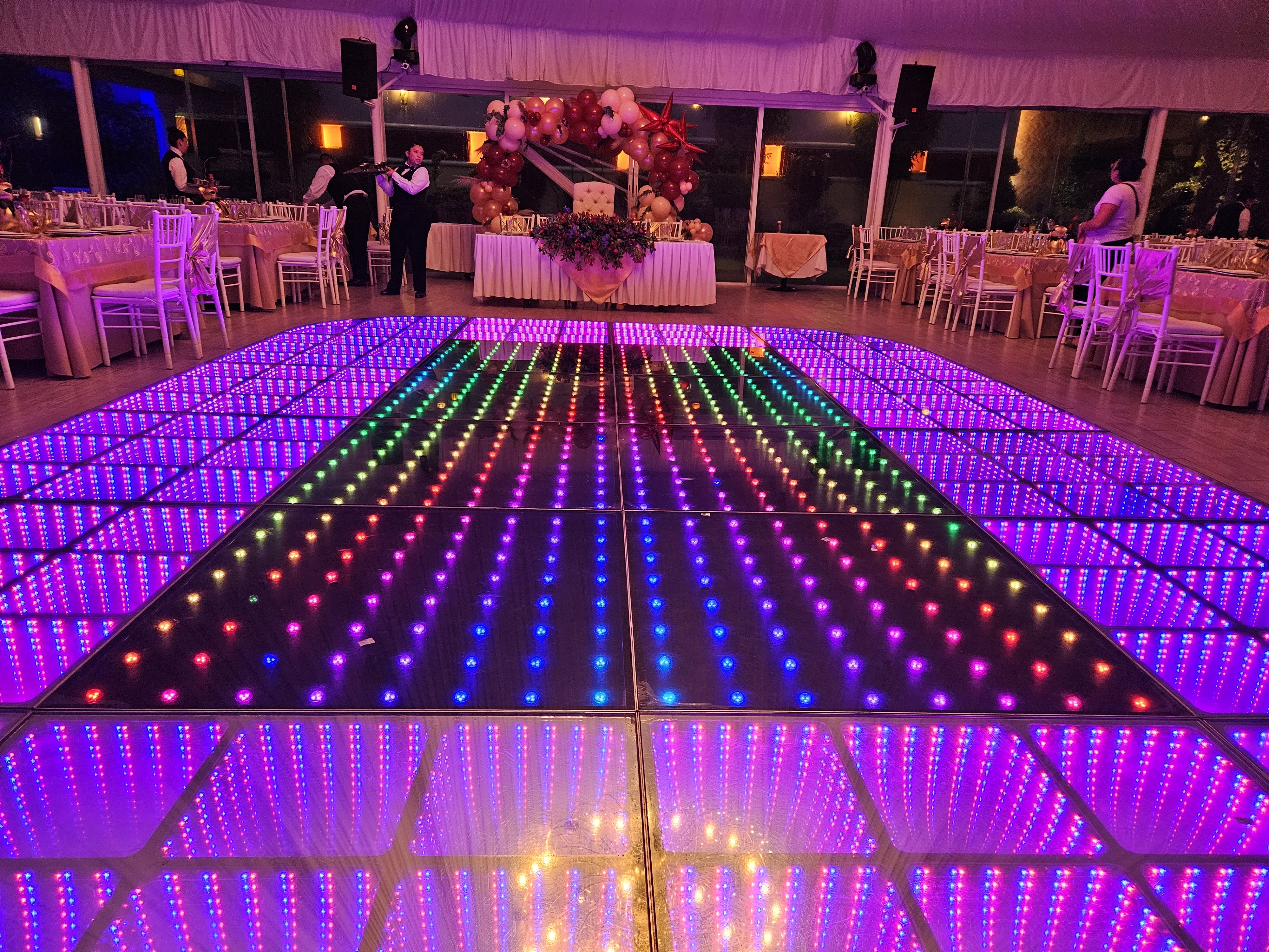 Pista de baile tipo pixel